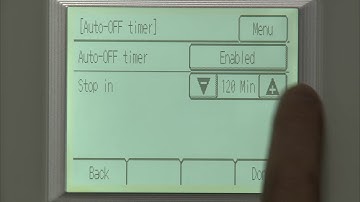 PAR U02 How to set Auto Off function