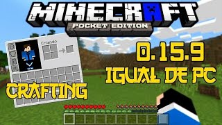 Minecraft Pe 0.15.9 Igual De Pc Apk Modificado Com Craft E Sem Setas Direcionais