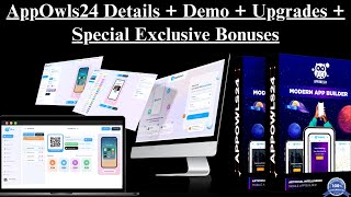 AppOwls24 Overview & Demo - Brand New AI-Powered Drag-N-Drop Mobile App Creation Platform screenshot 2