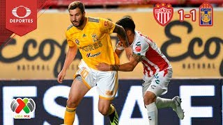 Agónico Empate Necaxa 1 - 1 Tigres Apertura 2018 - J7 Televisa Deportes