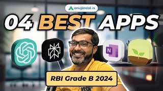 My go to apps for RBI Grade B Preparation | RBI Grade B Strategy