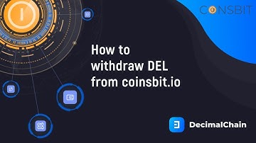 How to withdraw DEL cryptocurrency from coinsbit.io