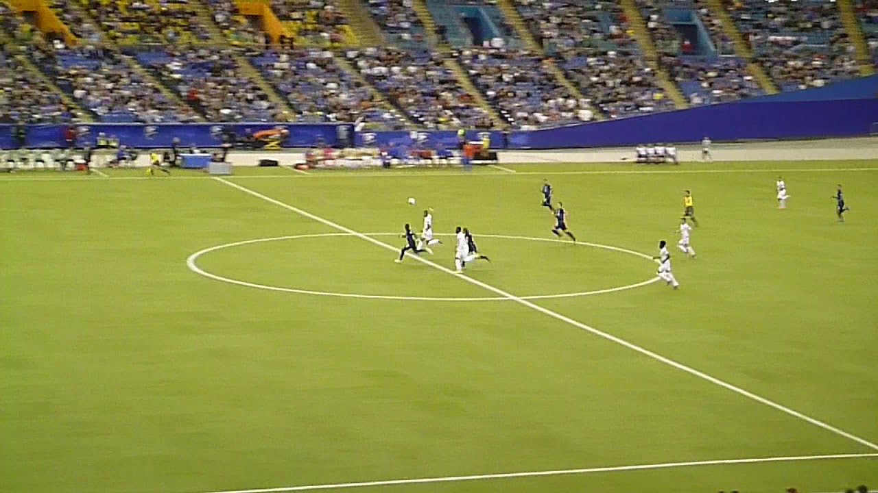 CD Olimpia's Jorge Benguche scores vs. the Montreal Impact in CONCACAF Champions League 3/10/20