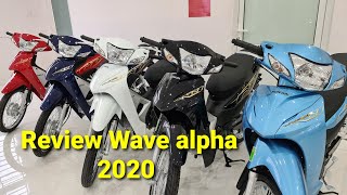 Bảng giá xe Honda Wave Alpha mới nhất tháng 72020