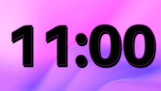 11 Minute ADHD Work Timer – Calm  Countdown with Big Numbers for focus, study and productivity.
