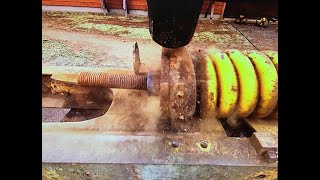 Caterpillar D2 #5J1113 Chassis Rebuild Ep.32: Undercarriage & The Exploding Recoil Springs!