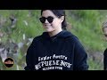 Selena gomez repping taylor swift reputation tour hoodie during la hike