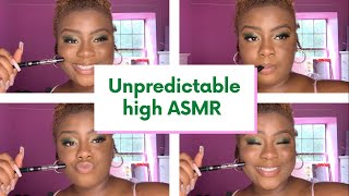 ASMR- unpredictable high asmr/ lens tapping/ mouth sounds/fishbowl effect