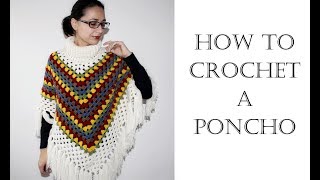 How To Crochet Easy Poncho