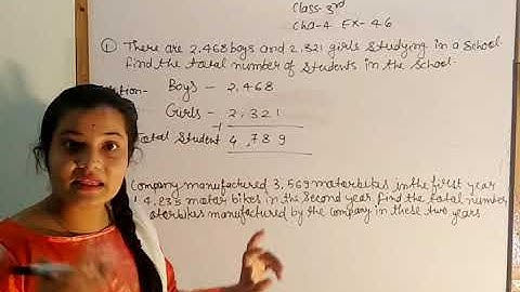 Class 3rd Mathematics Chapter 4 Exercise 4.6