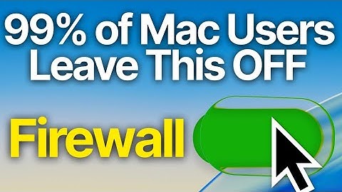 Should You Turn ON macOS Firewall?