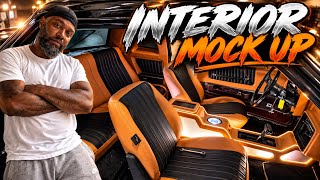 1987 Monte Carlo SS Aerocoupe Interior Mock Up 🔥 Griselda Coming Together!