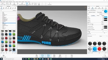 KEYSHOT  9 PRO--- TEXTURIZANDO TENIS DEPORTIVO---