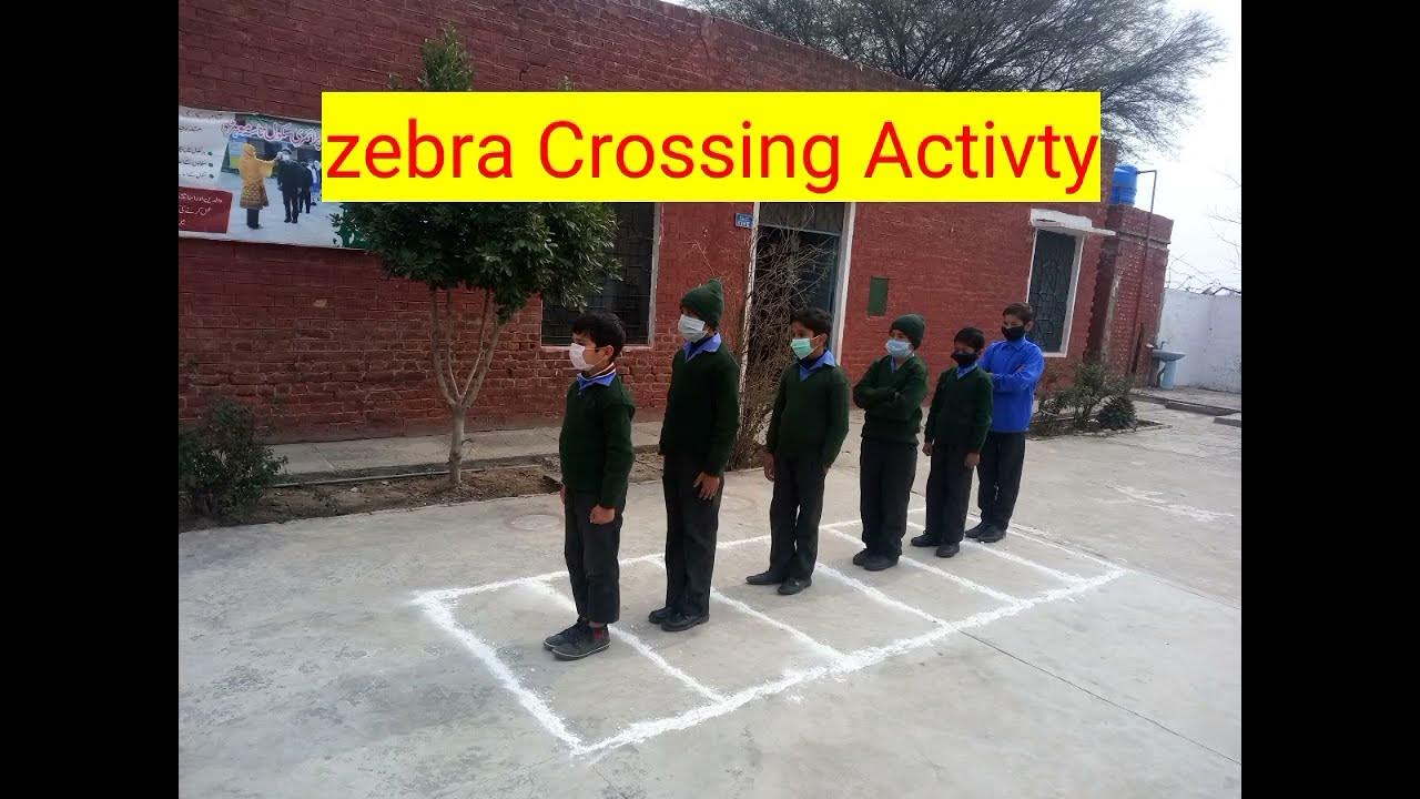 Road Crossing Rules Activity at school traffic rules زیبرا کراسنگ