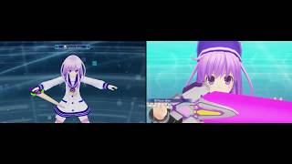 Megadimension Neptunia VII vs Megadimension Neptunia VIIR Graphics Comparison