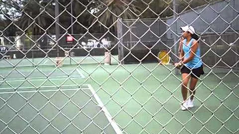 Dominican Tennis Player Karla Portalatin - Orange ...