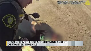 VIDEO: BCSO arrests wanted juvenile in Carnuel