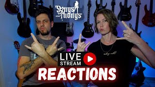 Sunday evening LIVE music Reactions with Songs and Thongs!