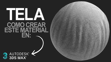 Como crear material de tela en 3DsMax - VRay - Material #1
