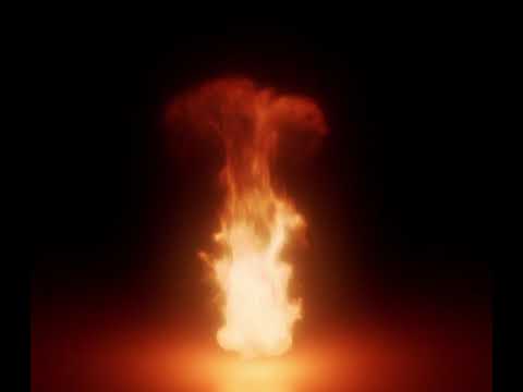 Houdini 18.5 Fire render test