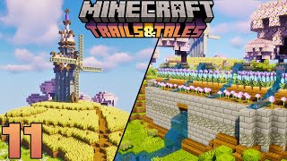 Big 1.20 Builds and Sniffer Farm! Minecraft Lets Play Ep.11