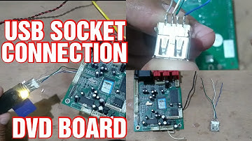 DVD MOTHER BOARD USB SOCKET CONNECTION