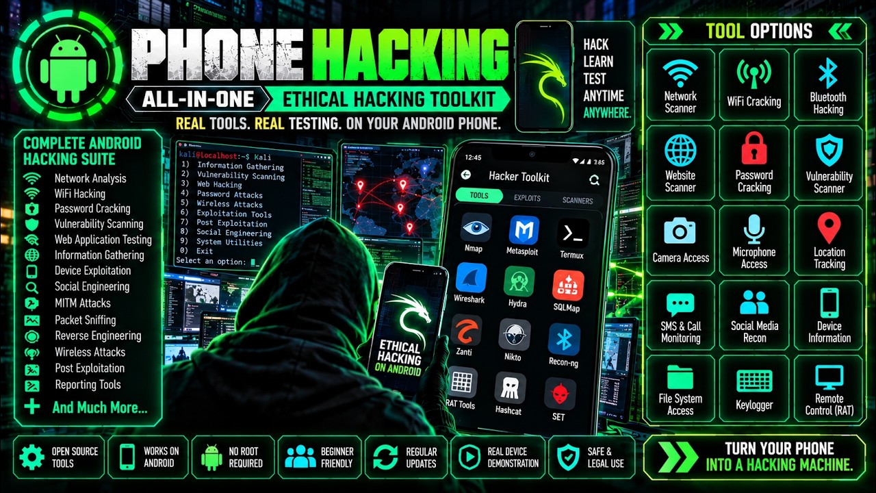 7 Powerful Phone Hacking Tools in Kali Linux 2026