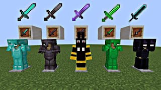 which armor and sword powerful against iron golem minecraft experiment?
