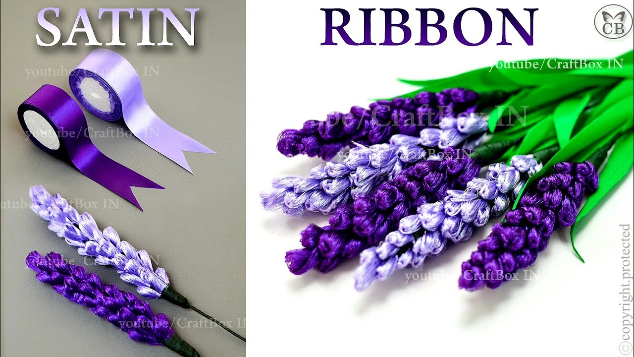 DIY Satin Ribbon flowers, How to make ribbon crafts, Ribbon flower  decoration ideas