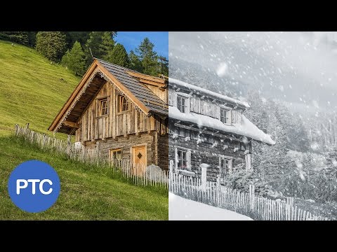 Summer To Winter - Snow Photoshop Tutorial