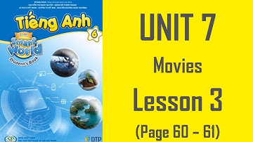 UNIT 7. Movies Lesson 3. TIẾNG ANH LỚP 6 (Student