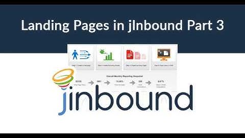 How to Create Landing Pages With jInbound, Part 3