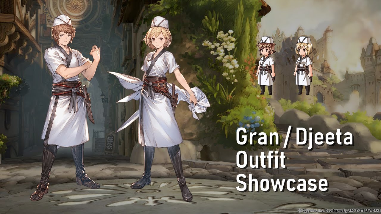 It would be so cool to get these outfits for Gran and Djeeta in the sequel  : r/GranblueFantasyVersus