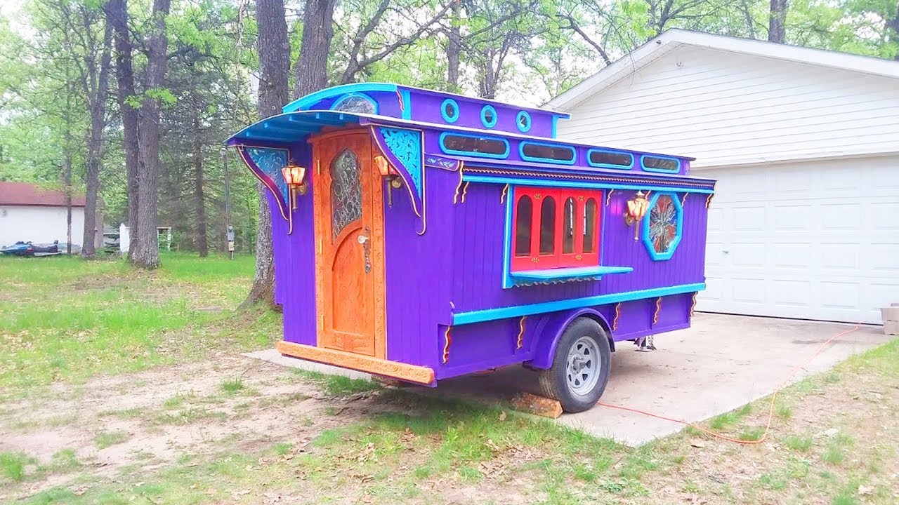 Amazing Cute Handmade Gypsy Caravan Tiny House For Sale 