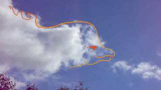 Square Cloud Morphing Into Face! Clouds Are Nephalim Spirits