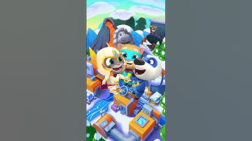 Talking Tom Hero Dash - New Platinum Tom,Hank, Ginger Chase Monsters In Snow World - Game Of Fame