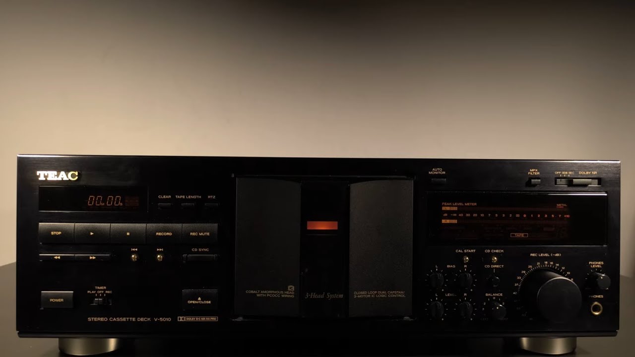 0083 TEAC V-5010 Cassette Deck - YouTube