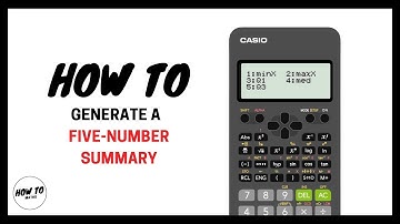 How To Generate a Five-Number Summary on a Casio Calculator | Casio FX-82 Plus ||