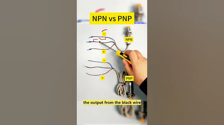 Proximity Sensor 101: NPN vs PNP #shorts #npn #pnp #electrician