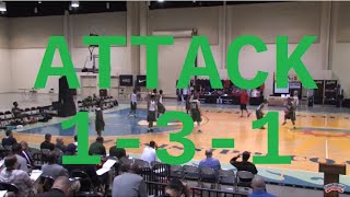 Use This Set Play to Attack a 1-3-1 Zone! - Basketball 2016 #58