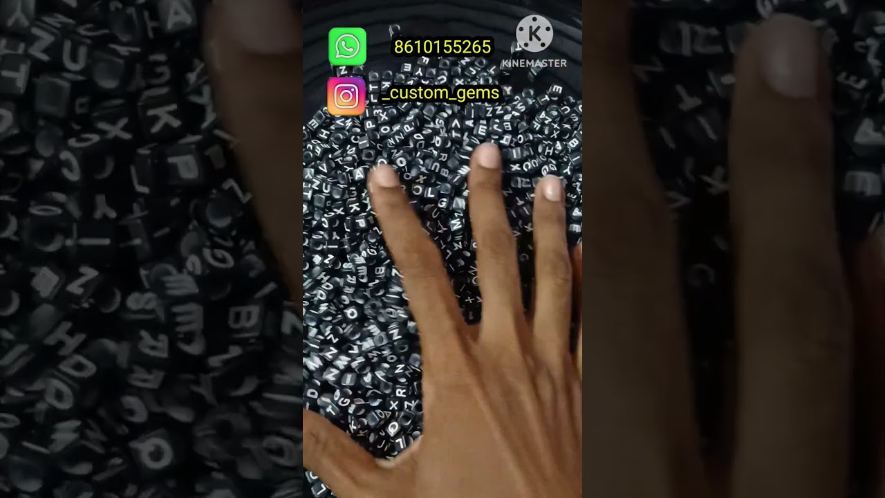 Alphabet beads model 4 restocked #Alphabet #beads #restocked #new #trend #name #handmade #bracelet