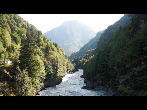 The confluence of the Inguri and Nenskra rivers, Svaneti, Georgia /ენგური | Moments\u0026Places