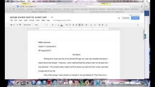 revised sample screen cast MLA format