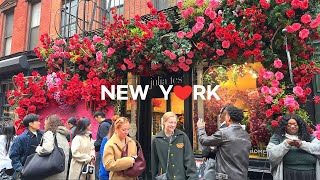 [4K] New York City: Walking SoHo & Little Italy on Valentine's day Weekend Feb. 2024