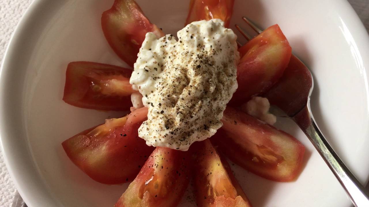 cottage cheese and tomato YouTube