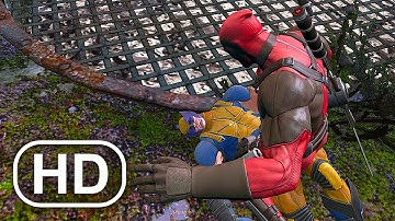 Deadpool Slaps Wolverine 100 Times Scene 4K ULTRA HD