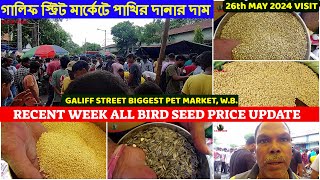 Recent Week All Bird Seed Price Update | Galiff Street Pet Market, Kolkata, W. Bengal| 26th May 2024