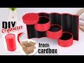 FANCY DIY PORTABLE ORGANIZER // Three Tier Storage Box Multifunctional From Cardbox