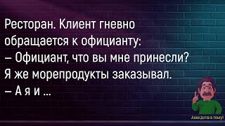 💁‍♂️Мужики Пьют В Баре Пиво...Сборник Новых Смешных Анекдотов Про Официантов!