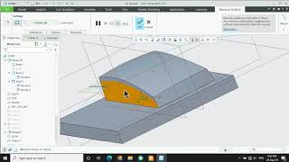 Creo Face Delete Offset Replace Face